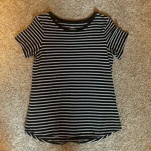 Black and white striped t shirt